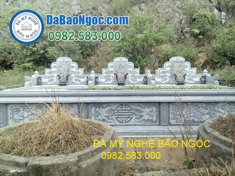 Mẫu xây Mộ bành đá ở Kiên Giang rẻ đẹp