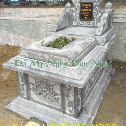 Cuốn thư lăng mộ, nhà thờ họ ở Thái Nguyên bằng Đá xanh Nguyên khối Ninh Bình rẻ đẹp