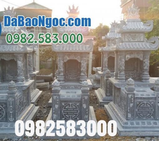 Những mẫu mộ đá hai mái đẹp tại Ninh Bình