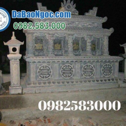 Cột đồng trụ đá, chân kê cột nhà thờ họ ở Hà Nam bằng Đá xanh cao cấp Ninh Bình rẻ đẹp