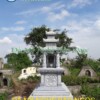 Bán và xây dựng, làm Mộ đá 3 mái ở Lào Cai rẻ đẹp 106 Mẫu mộ đá 3 mái làm bằng đá xanh tự nhiên nguyên khối