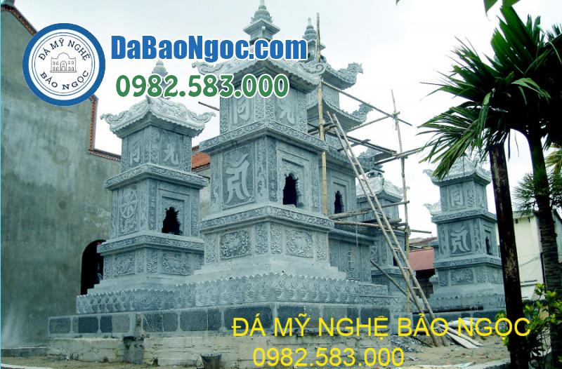 Mẫu xây Mộ tháp đá ở Bình Phước rẻ đẹp