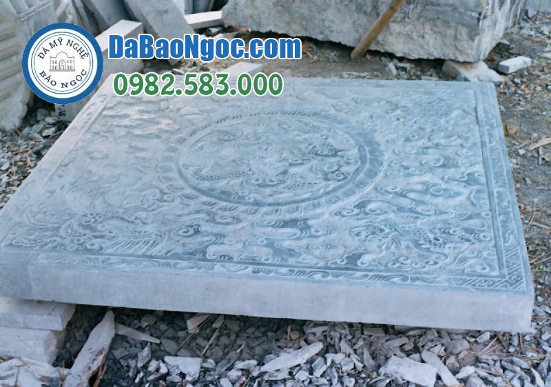 Chiếu rồng đá ở Hưng Yên bằng Đá xanh nguyên khối rẻ đẹp