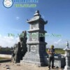 Cơ sở chế tác, xây dựng, bán Mộ tháp đá ở Hải Dương rẻ đẹp 83 Mộ tháp đá đẹp