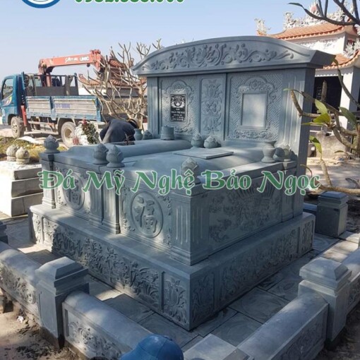 Cột đá nhà thờ họ, Chân tảng đá ở Cà Mau bằng Đá xanh cao cấp Ninh Bình rẻ đẹp
