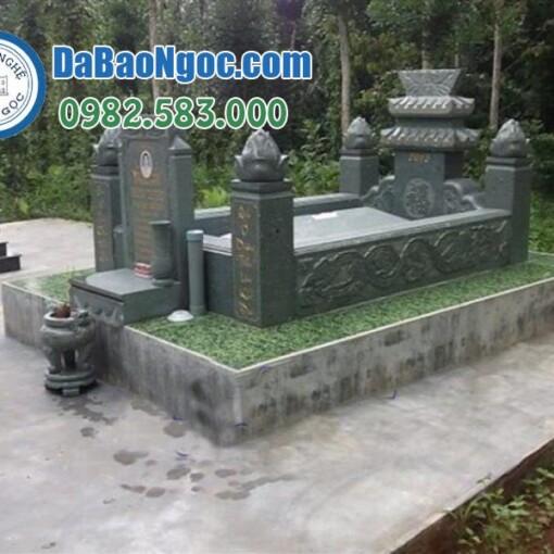 Cơ sở chế tác, xây dựng, bán Mộ đá xanh rêu ở Hưng Yên rẻ đẹp