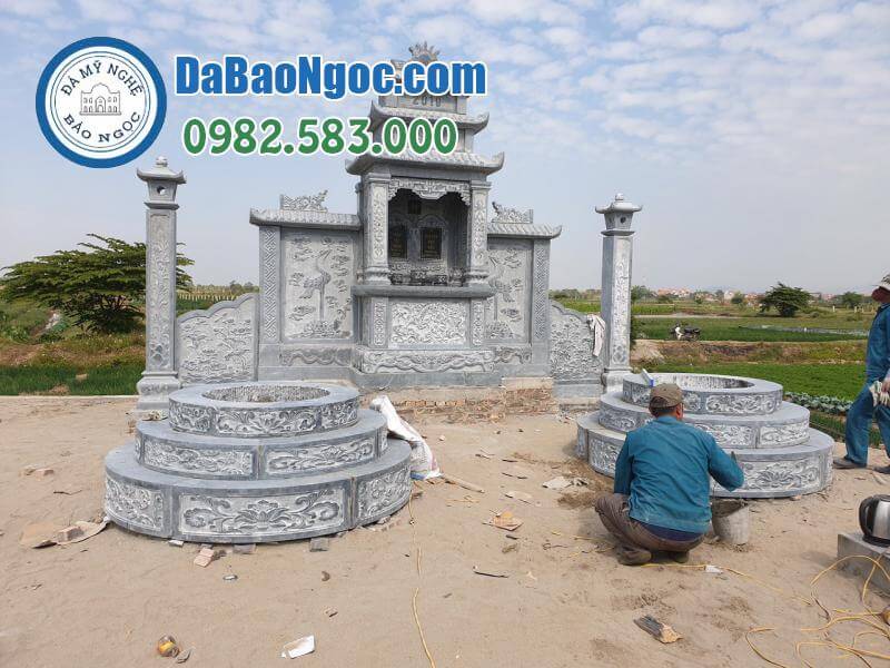 Mẫu xây Lăng thờ đá ở Ninh Thuận rẻ đẹp