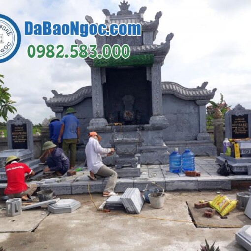 Bán và xây dựng, làm Mộ đá 1 mái ở Hà Giang rẻ đẹp