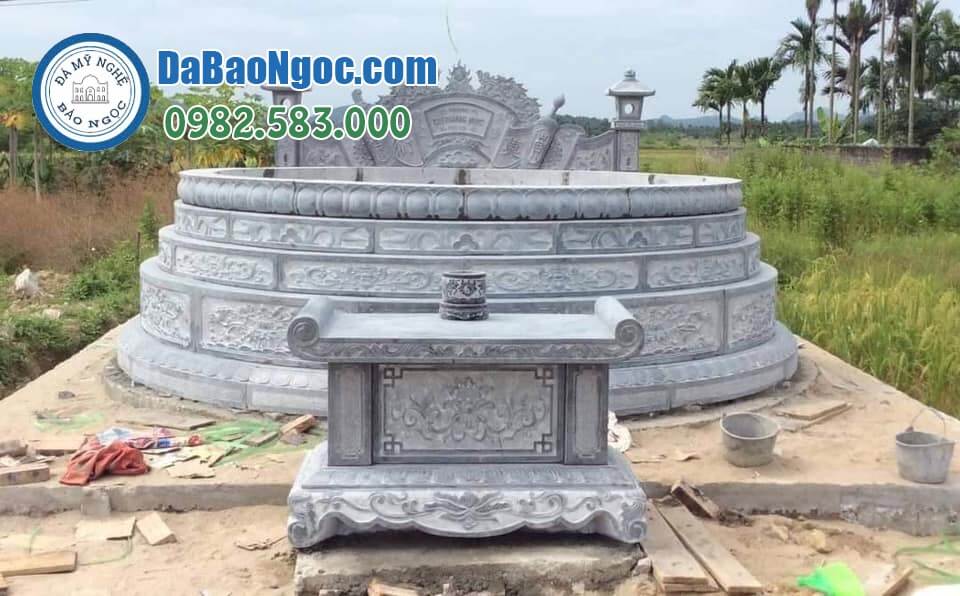 Cơ sở chế tác, xây dựng, bán Mộ đá tròn ở Lâm Đồng rẻ đẹp