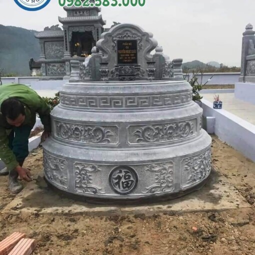 Cơ sở chế tác, xây dựng, bán Mộ đá tròn ở Ninh Thuận rẻ đẹp