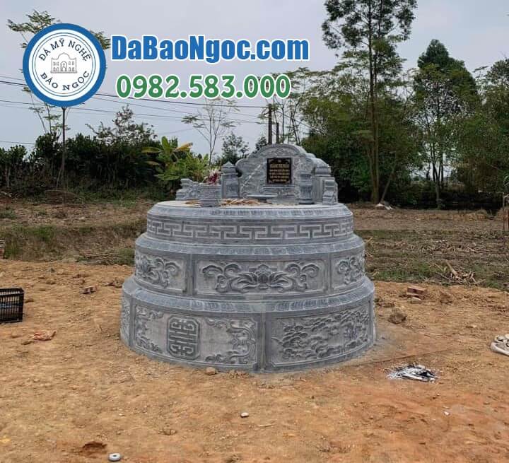 Cơ sở chế tác, xây dựng, bán Mộ đá tròn ở Thái Nguyên rẻ đẹp