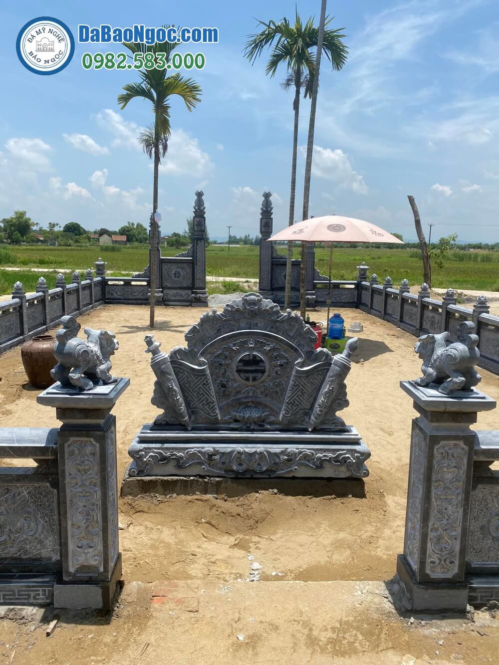 công trình lăng mộ đá tại Bắc Giang
