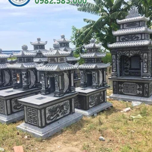 Cuốn thư lăng mộ, nhà thờ họ ở Đồng Nai bằng Đá xanh cao cấp rẻ đẹp