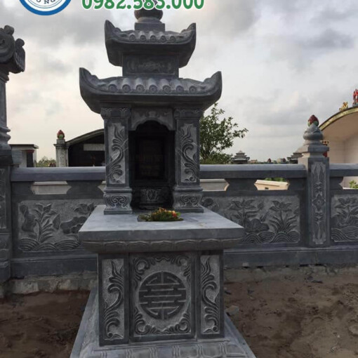 Cột đá nhà thờ họ, Chân tảng đá ở Điện Biên bằng Đá xanh cao cấp rẻ đẹp