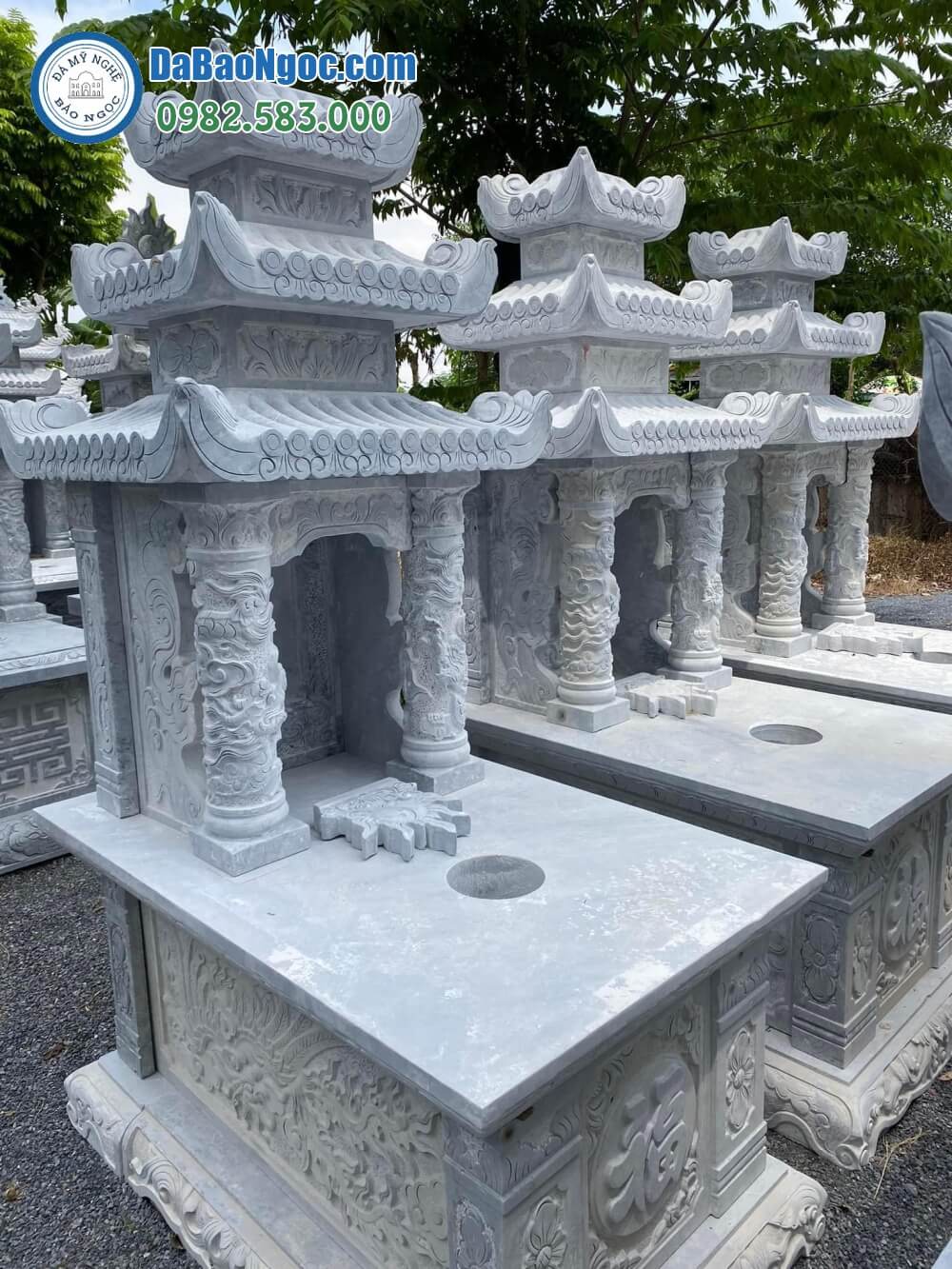Bán và xây dựng, làm Mộ đá 3 mái ở Tuyên Quang rẻ đẹp