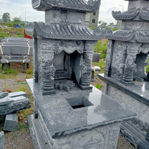 Cuốn thư lăng mộ, nhà thờ họ ở Đồng Nai bằng Đá xanh cao cấp rẻ đẹp