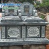 Bán và xây dựng, làm Mộ đá đôi ở Ninh Bình rẻ đẹp 64 Mẫu Mộ đá đôi làm bằng đá xanh nguyên khối Ninh Bình rẻ đẹp