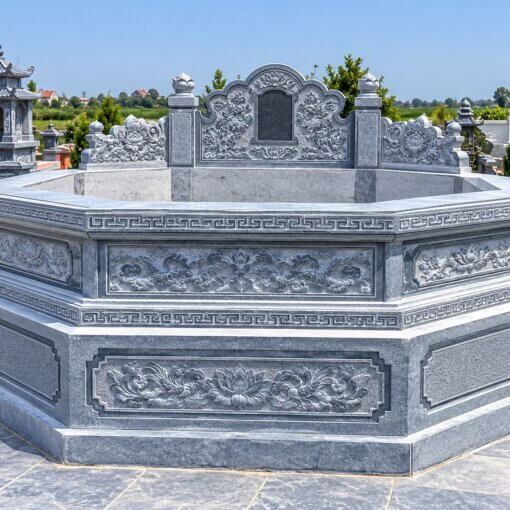Xây lăng mộ đá đẹp tại Hà Giang Đẹp, Uy Tín⭐️✔️ T10, 2026 36 Làm Mộ đá Lục giác tại Ninh Bình
