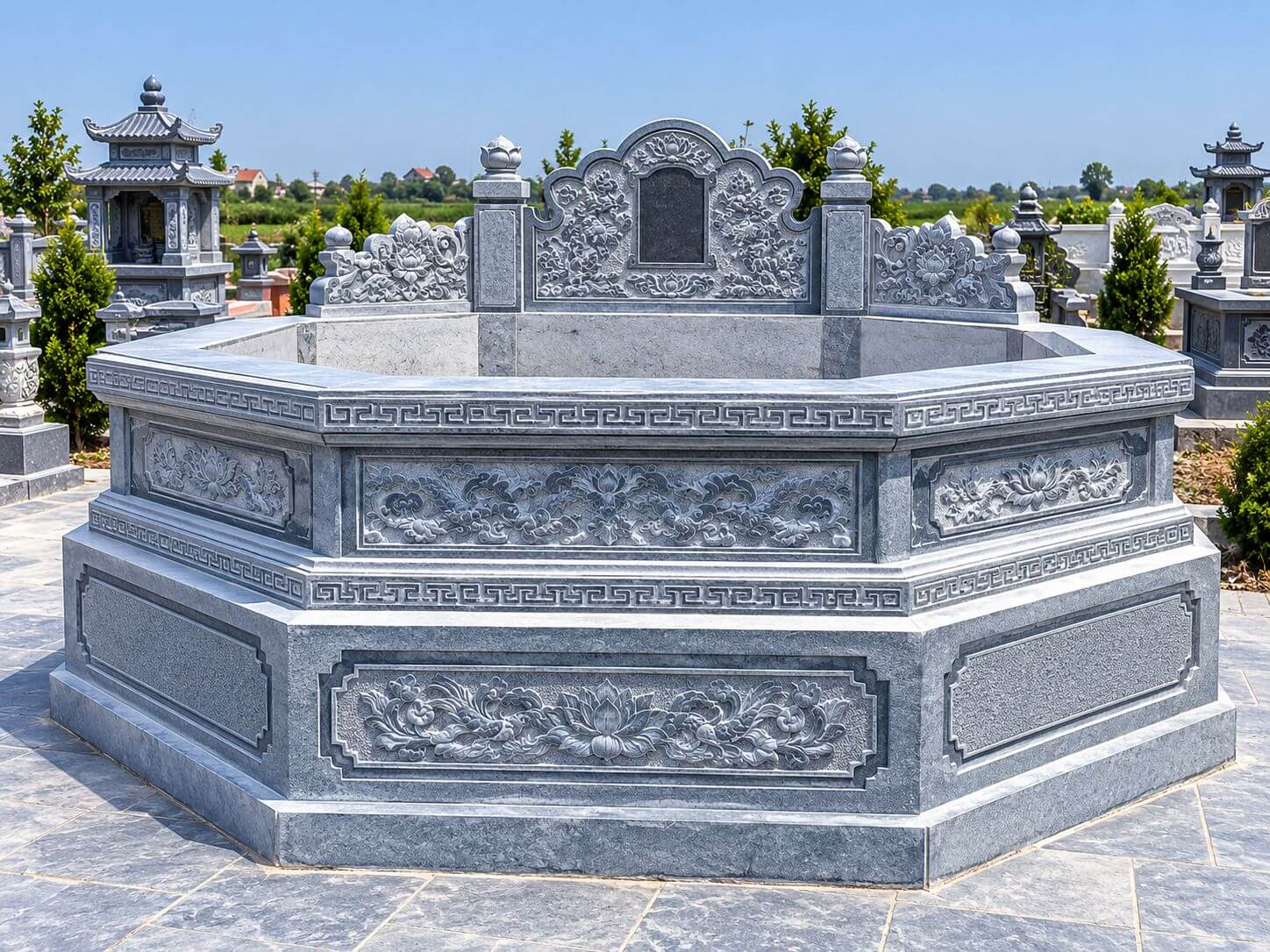 Làm Mộ đá Lục giác tại Ninh Bình