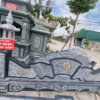 Cuốn thư lăng mộ ở Ninh Bình bằng Đá xanh cao cấp Ninh Bình rẻ đẹp 46 Mẫu cuốn thư đá Lăng mộ Ninh Bình