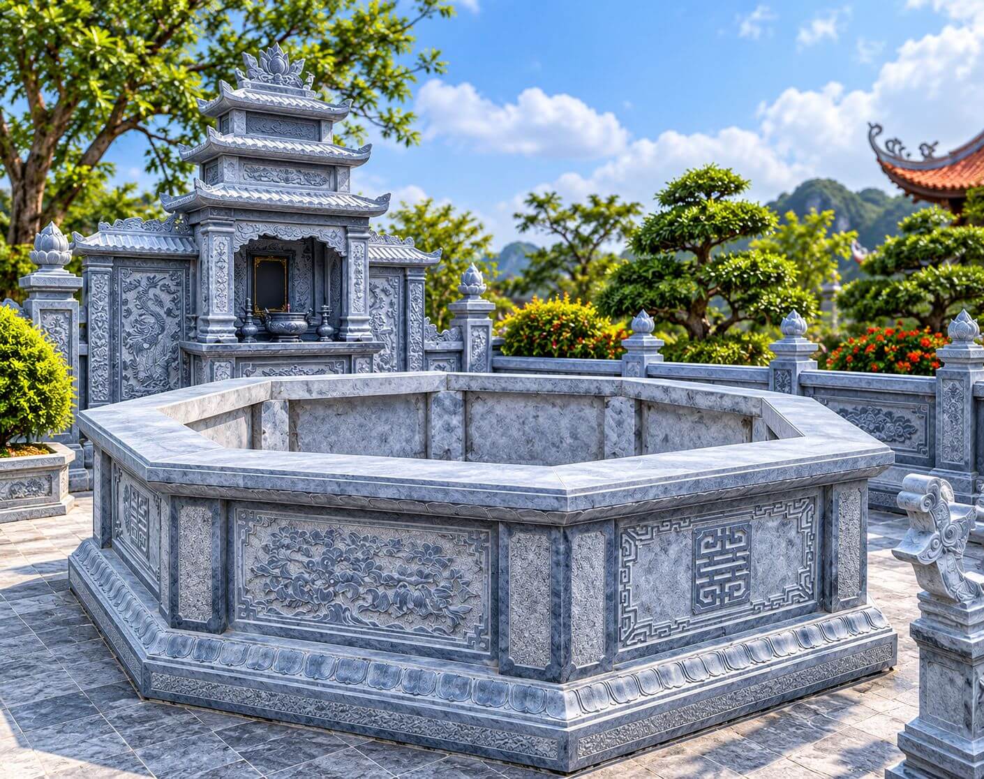 Mẫu mộ đá Lục giác ở Thái Bình