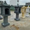 Cây hương đá ở Ninh Bình bằng Đá xanh cao cấp Ninh Bình rẻ đẹp 37 cây hương đá thờ ngoài sân