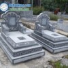 Bán và xây dựng, làm Mộ đá đơn giản ở Ninh Bình rẻ đẹp 45 Mẫu mộ đá tam sơn đơn giản Ninh Bình