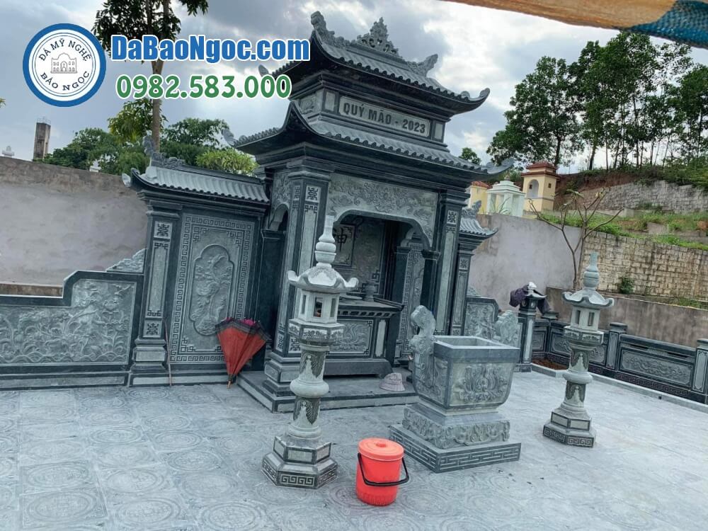 Thiết kế, lắp đặt, thi công lăng mộ đá ở Quảng Ninh rẻ đẹp