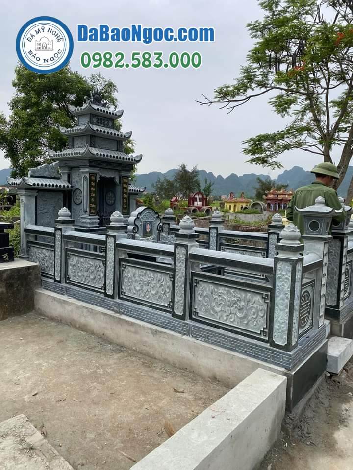 Công trình lăng mộ đá cao cấp do Đá mỹ nghệ Bảo Ngọc thi công tại Quảng Ninh