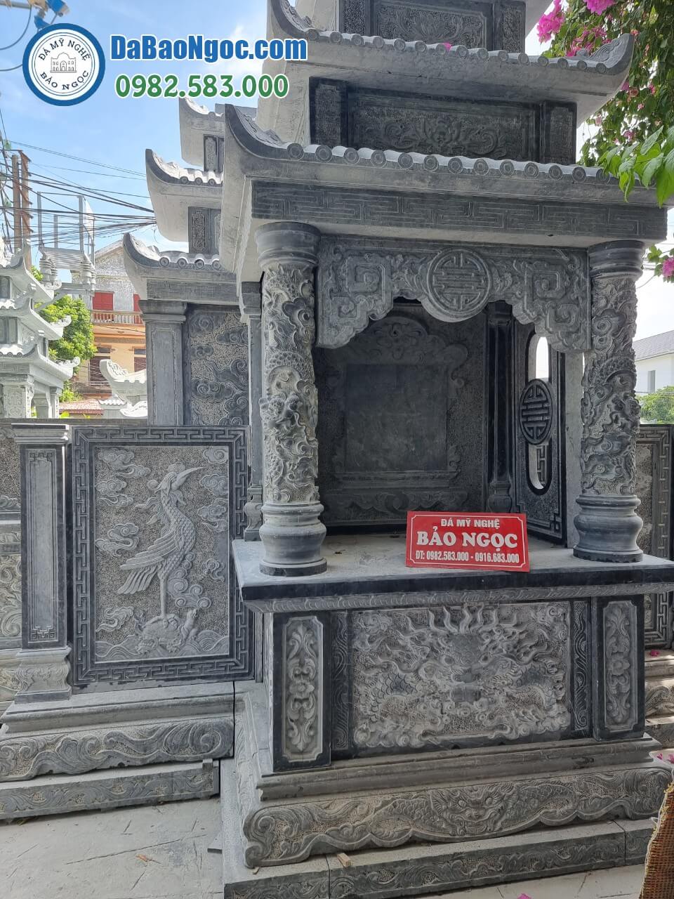 Bán và xây dựng, làm Mộ đá 3 mái ở Lâm Đồng rẻ đẹp